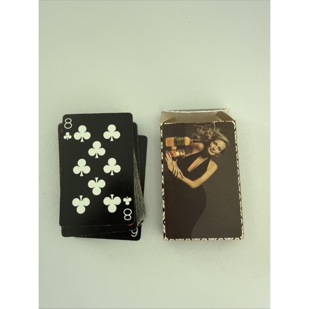 Black Velvet Whisky Deck 54 Playing Cards Vintage 1980's Used